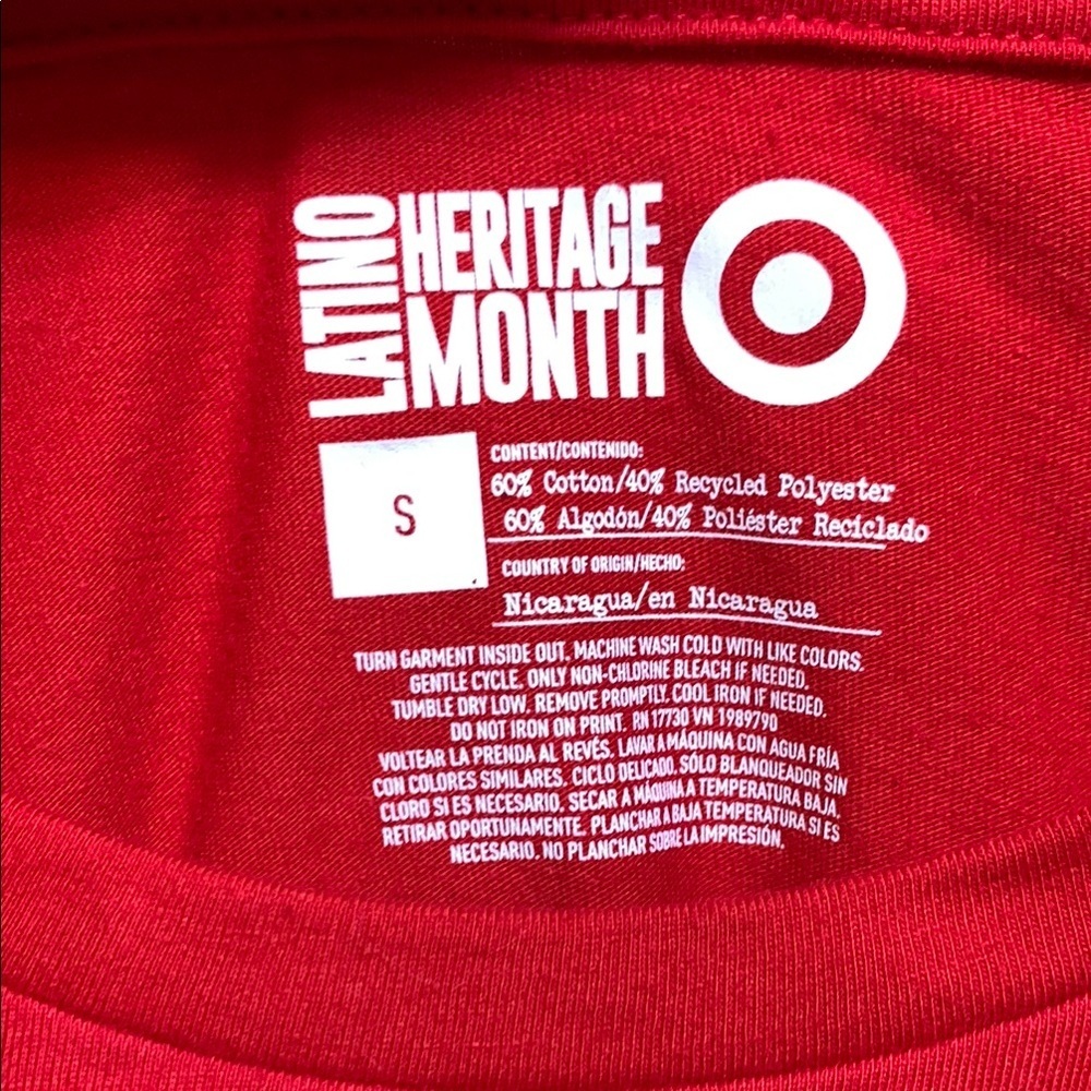 Target Red Latino Heritage Month T-Shirt - Picture 2 of 3